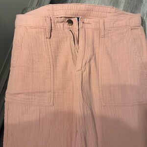 Pink Casual Pants